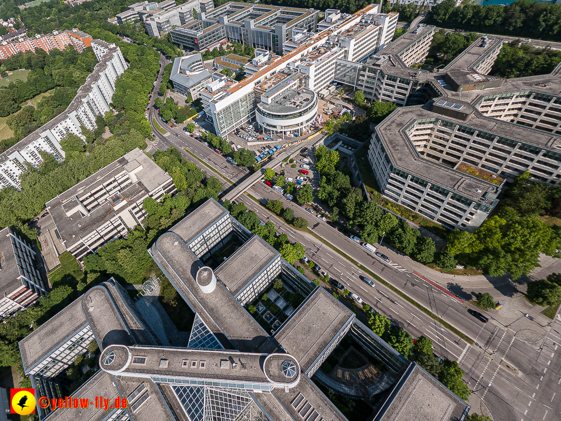 07.06.2023 - Neuperlachs neue Mitte mit PEP, Perlach Plaza, Share, Allianzversicherung und Wohnring